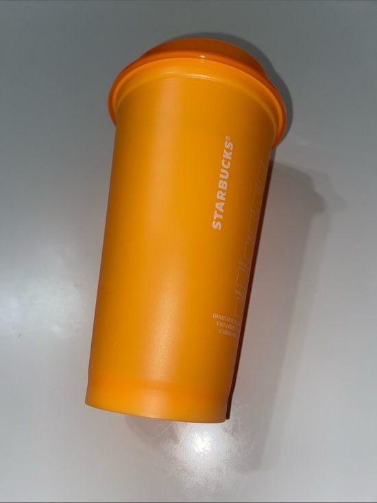 Starbucks Other - Starbucks Orange Matte Reusable Tumbler